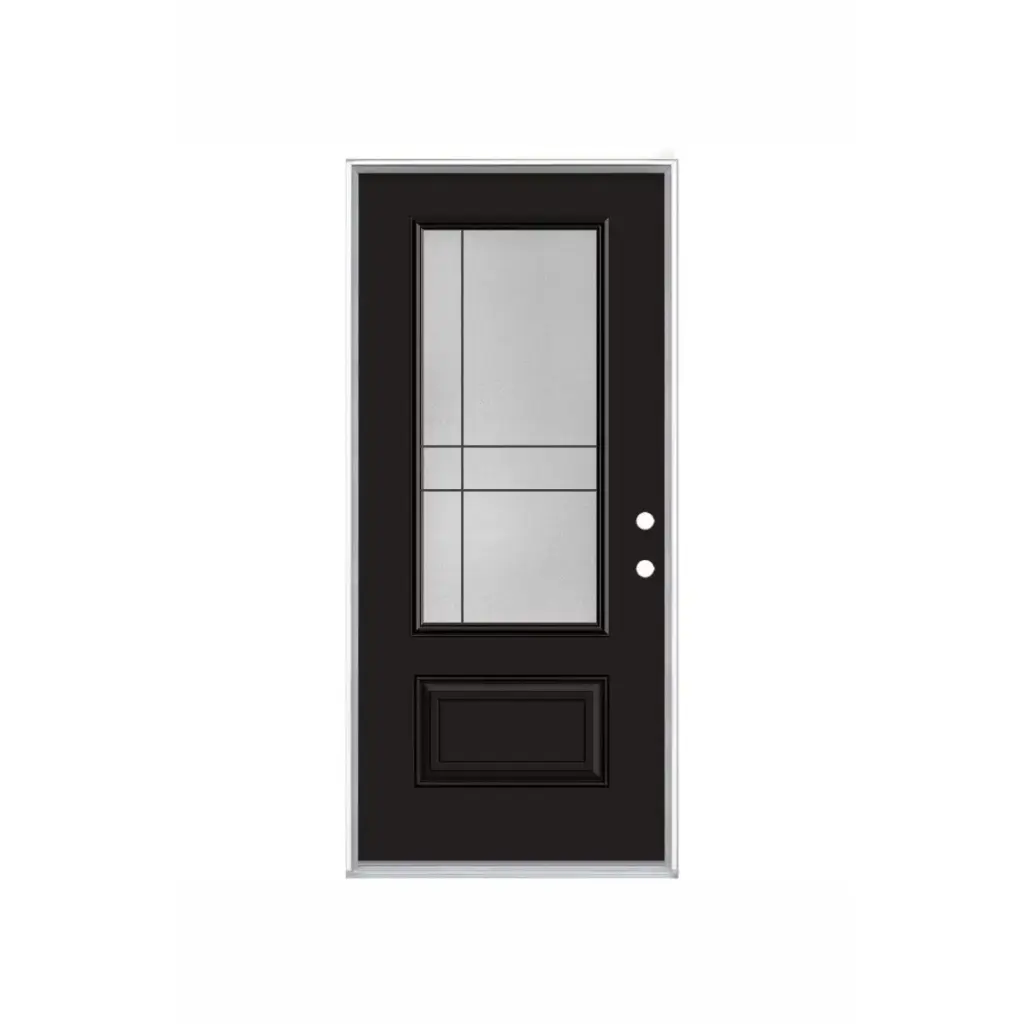 EXTERIOR DOOR:EXTERIOR FIBERGLASS WITH GBG FLUSH GLAZED 2PAN LH 3'0 x 6'8" **1026L**