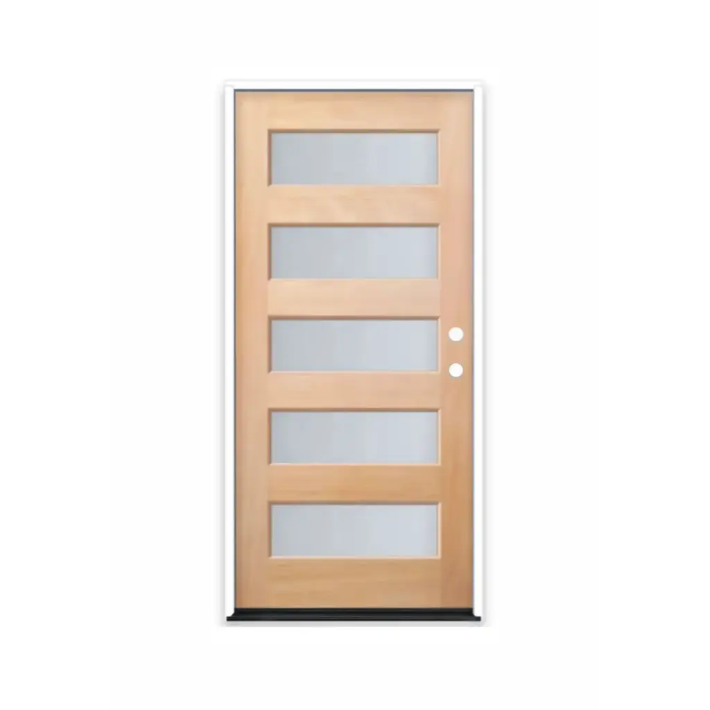 MAHOGANY 3080LH MAHOGANY 5 LITE EQUAL FROSTED