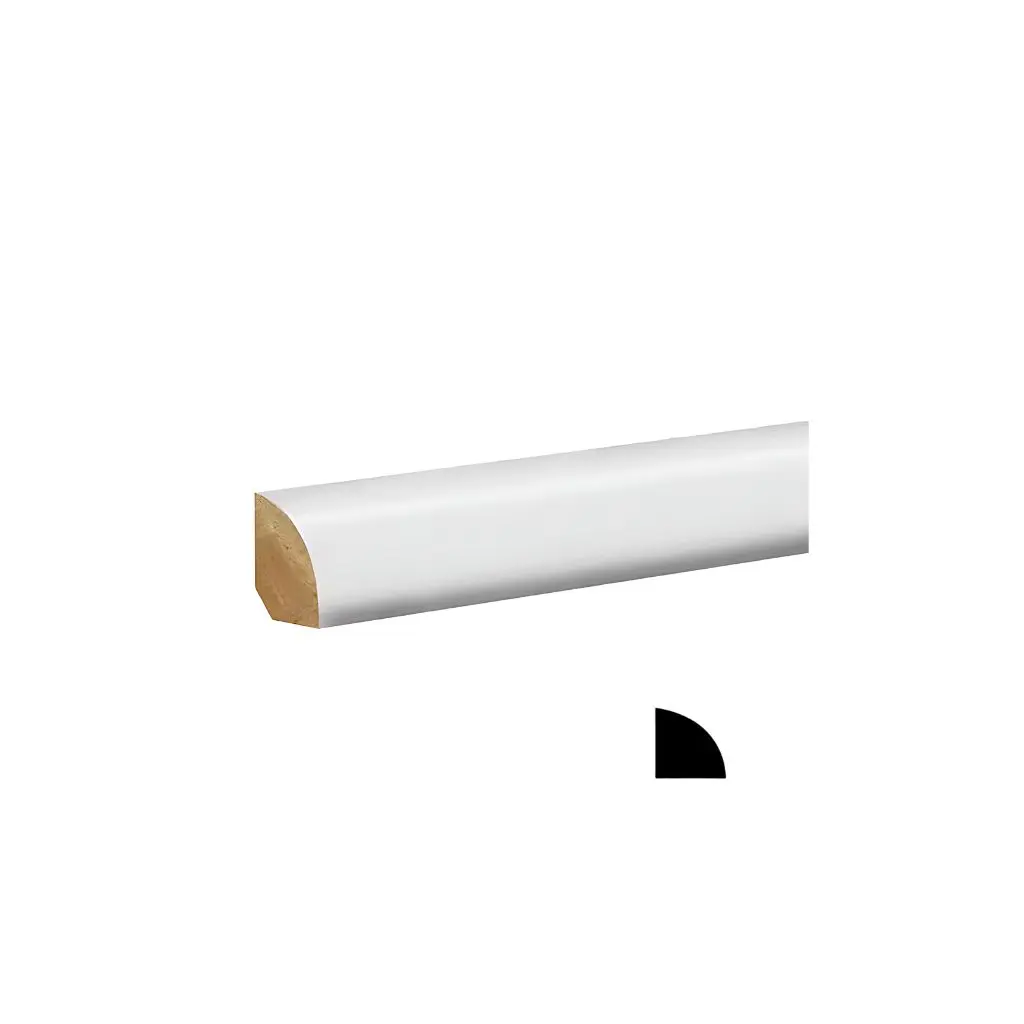  TRIMS:MOLD LF WM-105 QUARTER ROUND 3/4 X 3/4 FJ 16' PRM 8065FJP