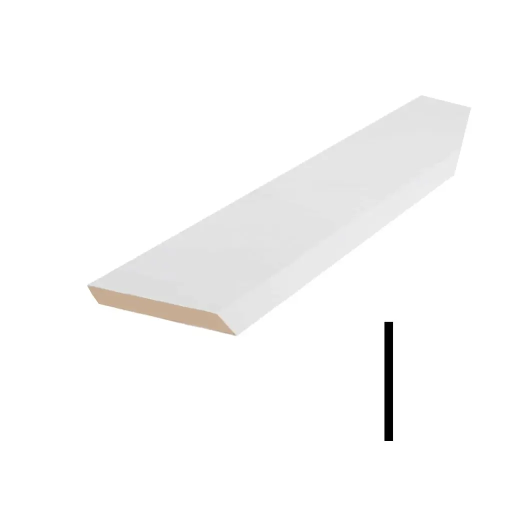 TRIMS:TRIM 1X12" 16' EA 11/16 X 11-1/4 - 16' PRIMED MDF SHELVING S4S RIP MDFS1216P