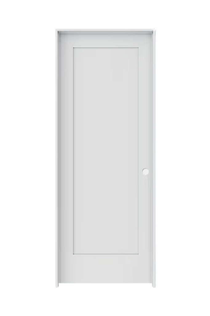 1PSH3068LH -1 Panel Shaker Interior Door 3'0" x 6'8" LEFT