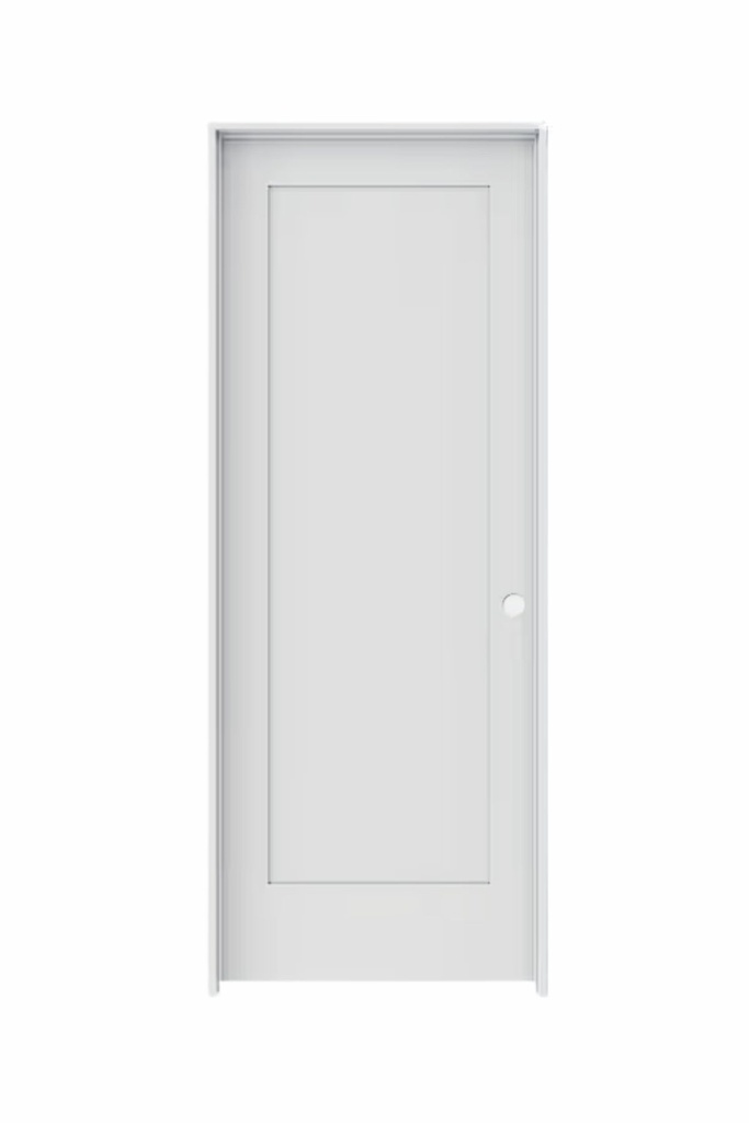 1PSH2668LH -- 1 Panel Shaker Door 2'6" x 6'8" LEFT