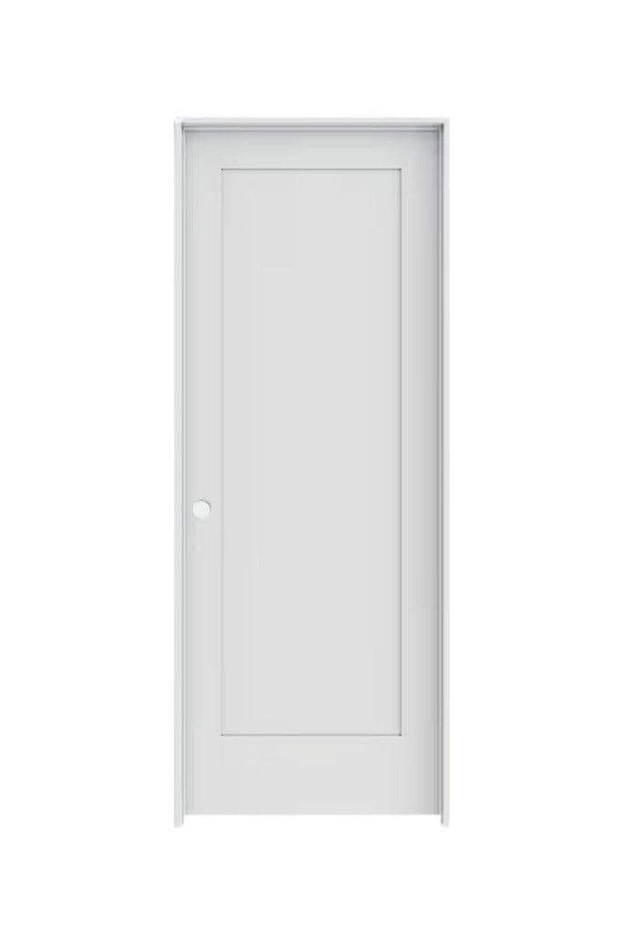 1PSH2480RH -- 1 Panel Shaker Door 2'4" x 8'0" RIGHT