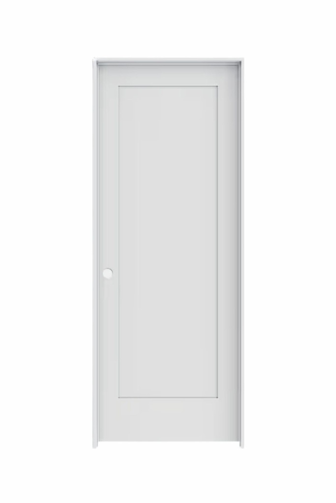 1PSH2880RH -1 Panel Shaker Interior Door 2'8" x 8'0" RIGHT