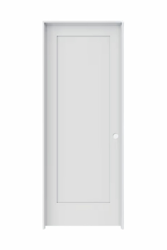 1PSH3080LH - 1 Panel Shaker Interior Door 3'0" x 8'0" LEFT