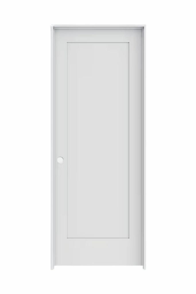 1PSH3080RH -1 Panel Shaker Interior Door 3'0" x 8'0" RIGHT