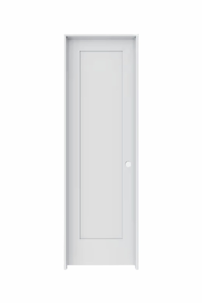 1PSH 1680 LH -1 Panel Shaker Interior Door 1'6" x 8'0" LEFT