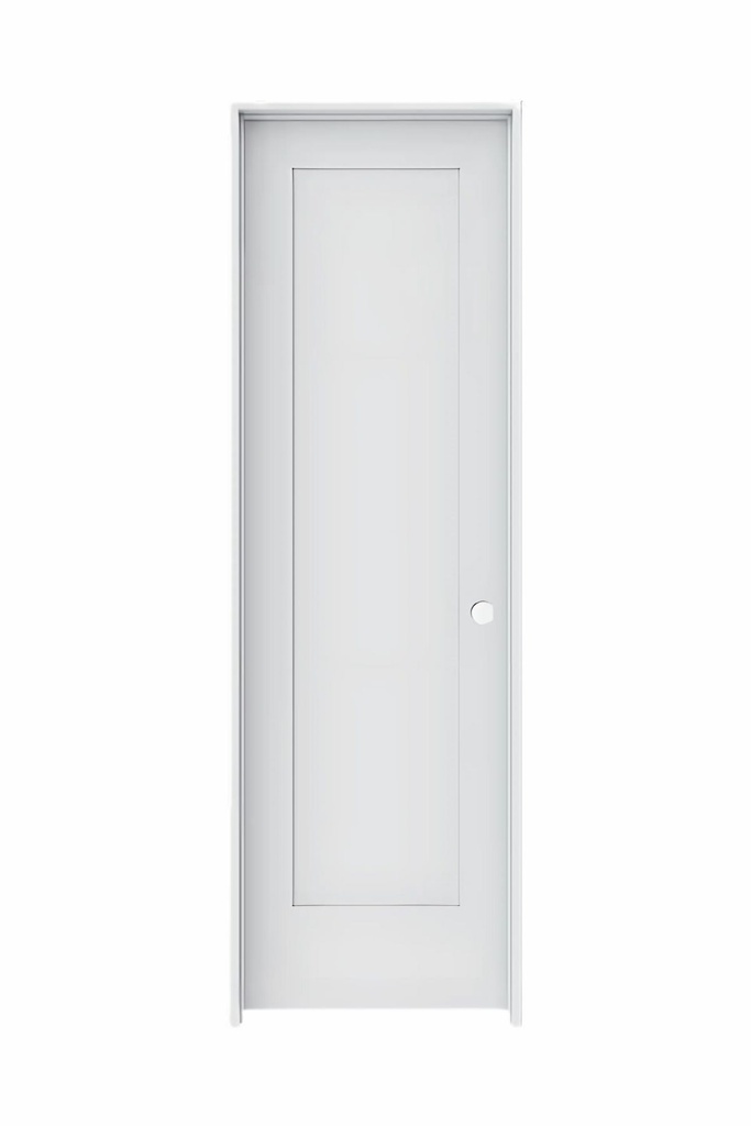 1PSH2080LH -1 Panel Shaker Interior Door 2'0" x 8'0" LEFT