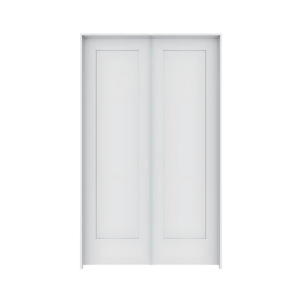 1PSH4068DBL -1 Panel Shaker Interior Door 4'0" x 6'8" DOUBLE