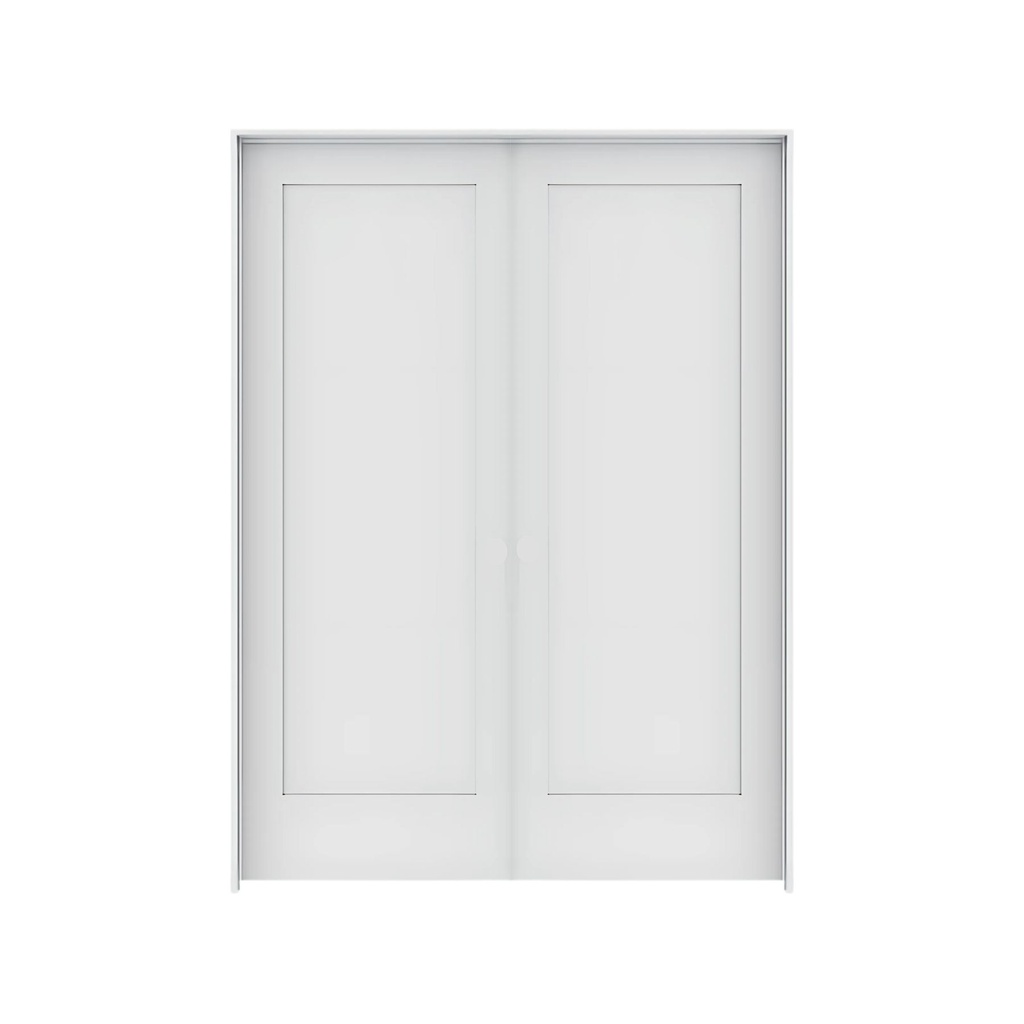 1PSH5068DBL -1 Panel Shaker Interior Door 5'0" x 6'8" DOUBLE