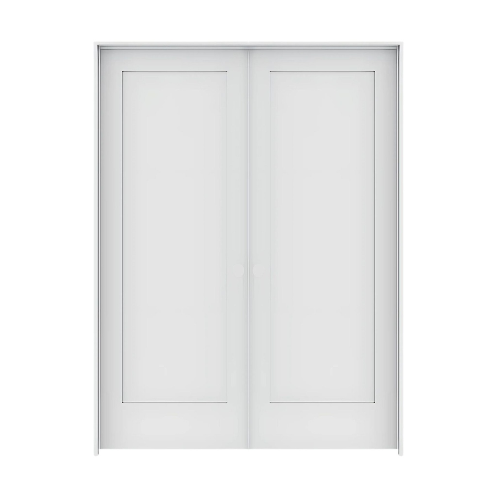 1PSH6080DBL -1 Panel Shaker Interior Door 6'0" x 8'0" DOUBLE