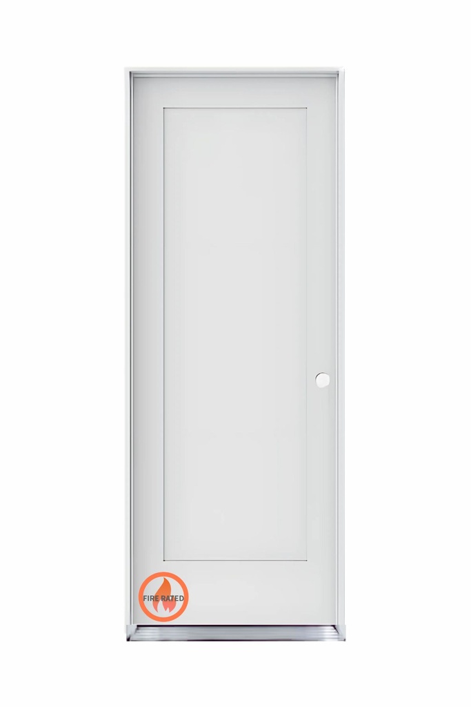 HG1PSH3068LH -1 Panel Shaker Interior House to Garage Door 3'0" x 6'8" LEFT