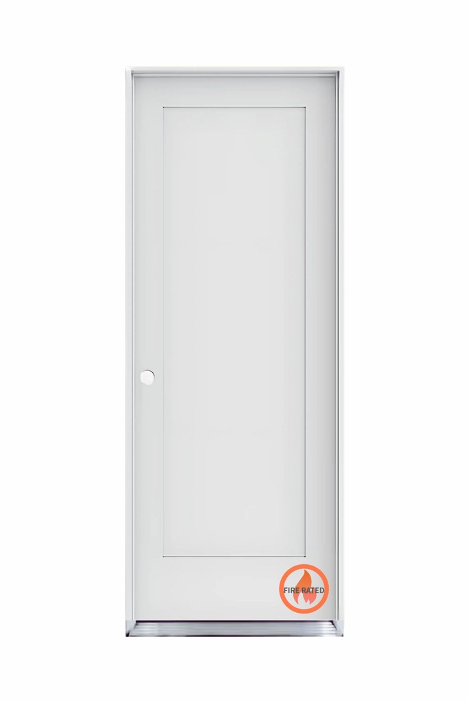 HG1PSH3068RH -1 Panel Shaker Interior House to Garage Door3'0" x 6'8" RIGHT