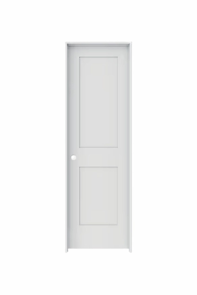 2PSH 1668 RH -- 2 Panel Shaker Door 1'6" x 6'8" RIGHT