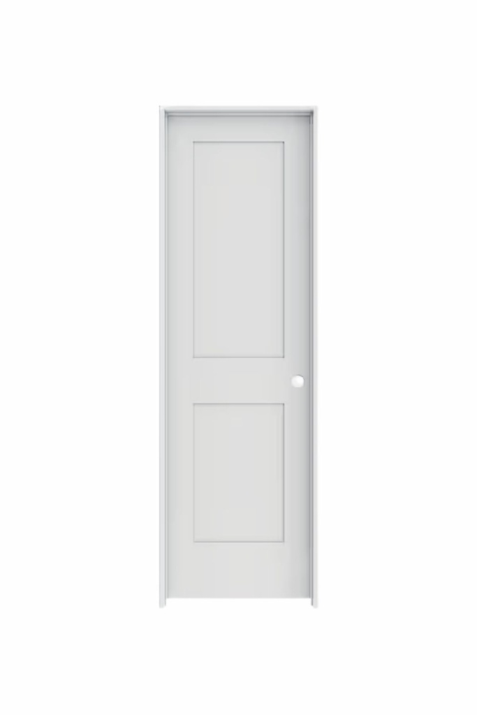 2PSH 1668 LH -- 2 Panel Shaker Door 1'6" x 6'8" LEFT