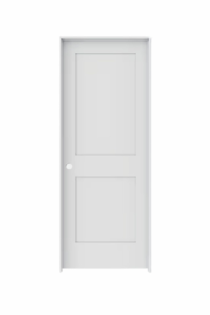 2PSH2668RH -- 2 Panel Shaker Door 2'6" x 6'8" RIGHT