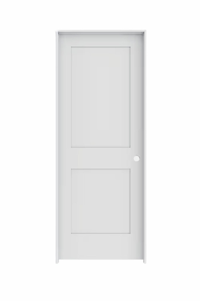 2PSH2868LH -- 2 Panel Shaker Door 2'8" x 6'8" LEFT