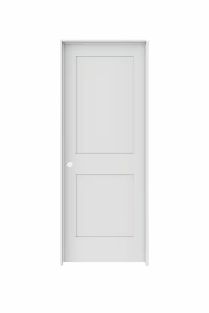 2PSH2468RH -- 2 Panel Shaker Door 2'4" x 6'8" RIGHT