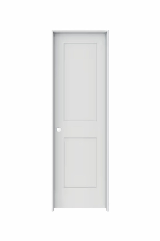 2PSH2068RH - 2 Panel Shaker Interior Door 2'0" x 6'8" RIGHT