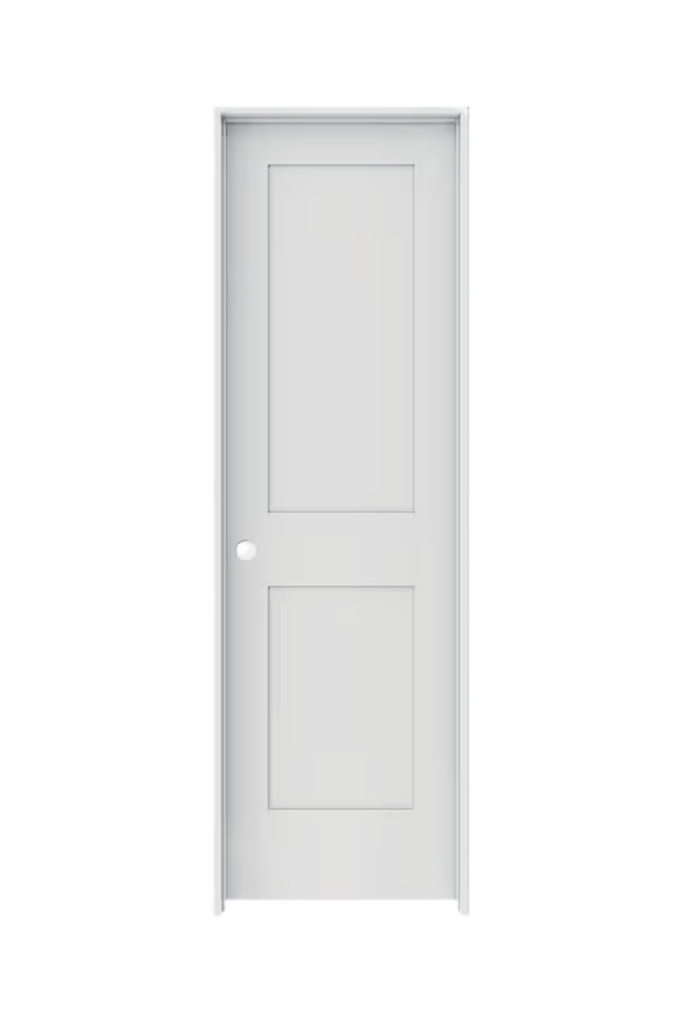 2PSH2080RH - 2 Panel Shaker Interior Door 2'0" x 8'0" RIGHT