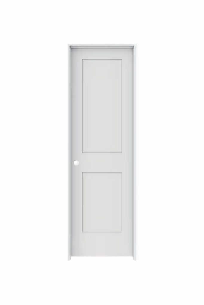 2PSH 1680 RH - 2 Panel Shaker Interior Door 1'6" x 8'0" RIGHT