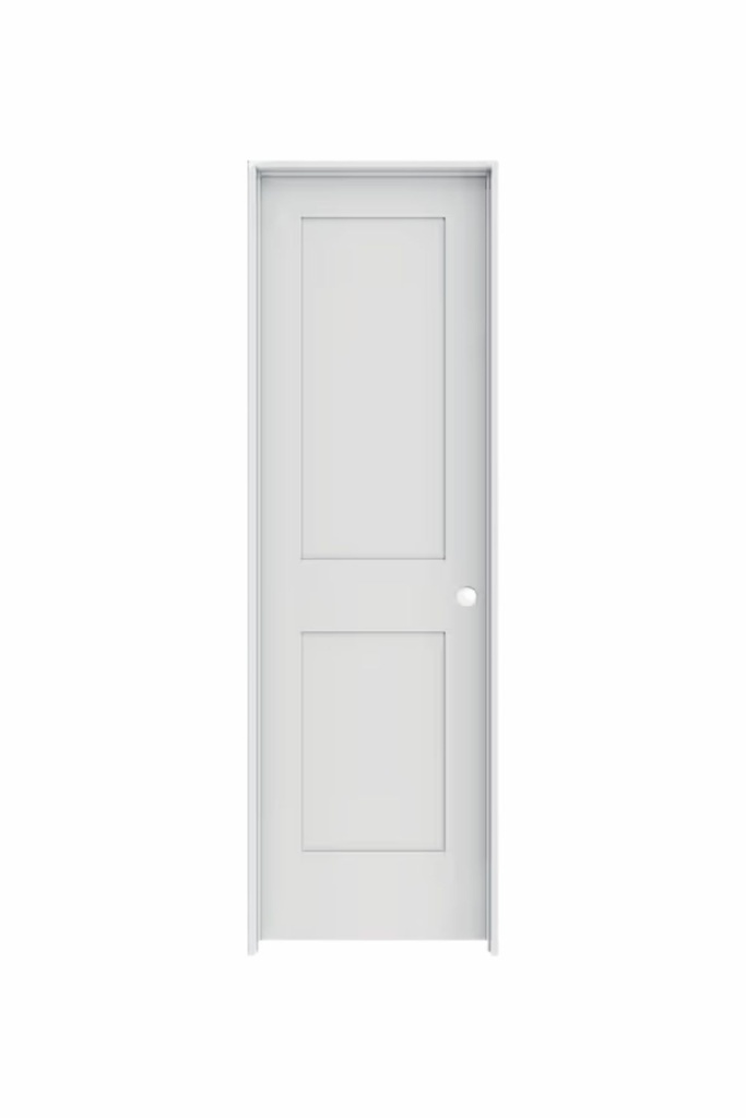 2PSH 1680 LH - 2 Panel Shaker Interior Door 1'6" x 8'0" LEFT