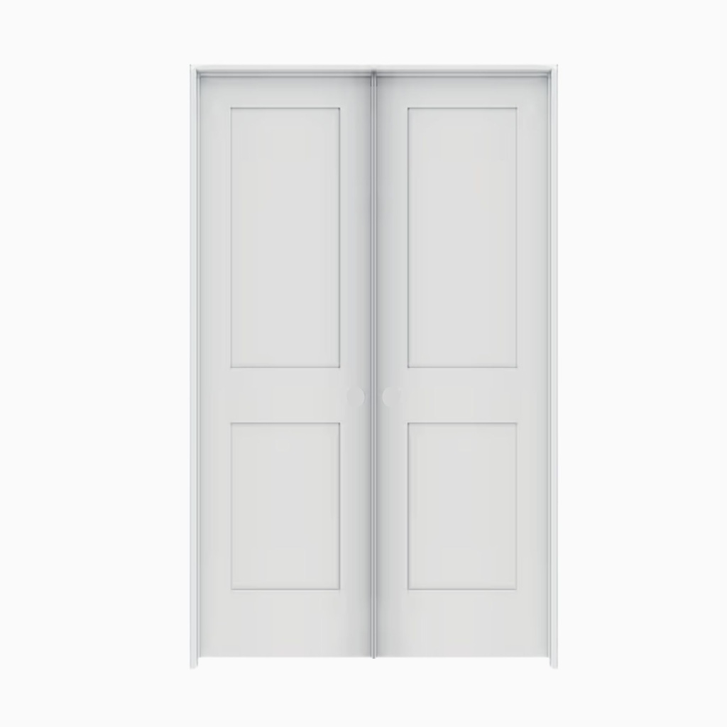 2PSH4080DBL - 2 Panel Shaker Interior Door 4'0" x 8'0" DOUBLE