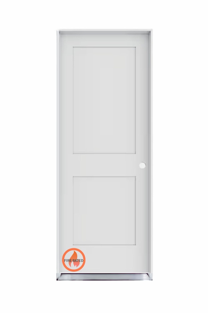 HG2PSH3068LH -- 2 Panel Shaker House to Garage 3'0" x 6'8" LEFT