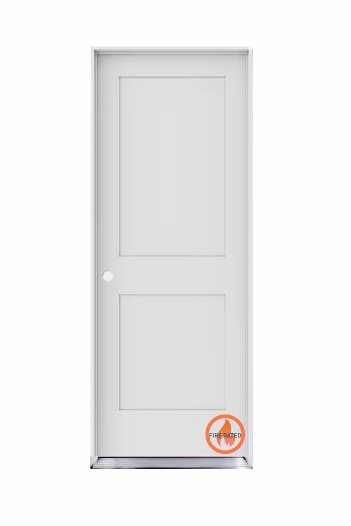 HG2PSH3068RH -- 2 Panel Shaker House to Garage 3'0" x 6'8" RIGHT