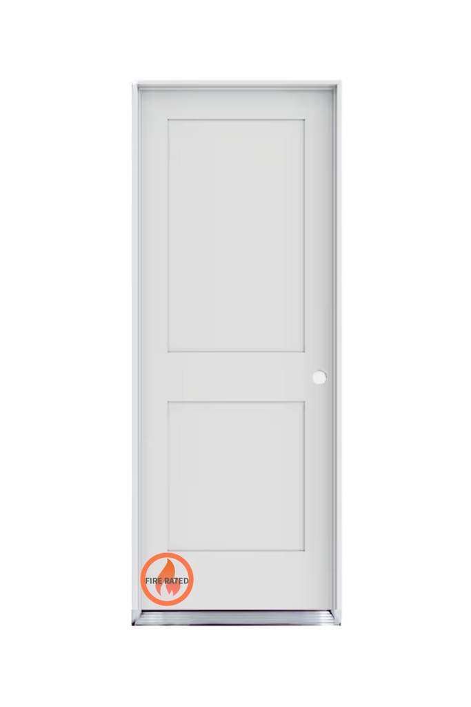 HG2PSH2868LH -- 2 Panel Shaker House to Garage 2'8" x 6'8" LEFT