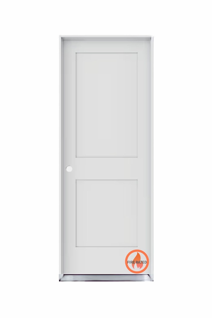 HG2PSH2868RH -- 2 Panel Shaker House to Garage 2'8" x 6'8" RIGHT