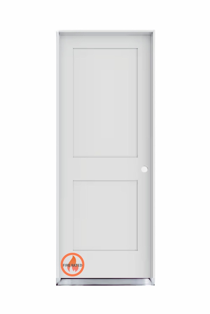 HG2PSH2880LH -- 2 Panel Shaker House to Garage 2'8" x 8'0" LEFT