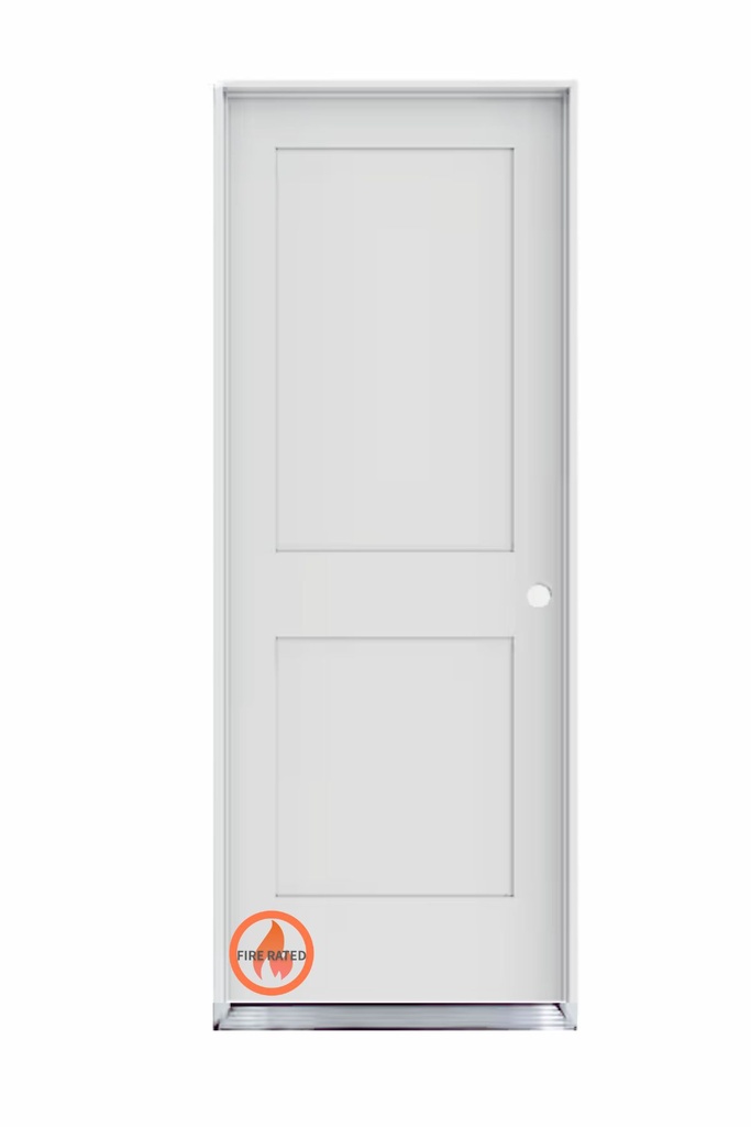 HG2PSH3080LH -- 2 Panel Shaker House to Garage 3'0" x 8'0" LEFT