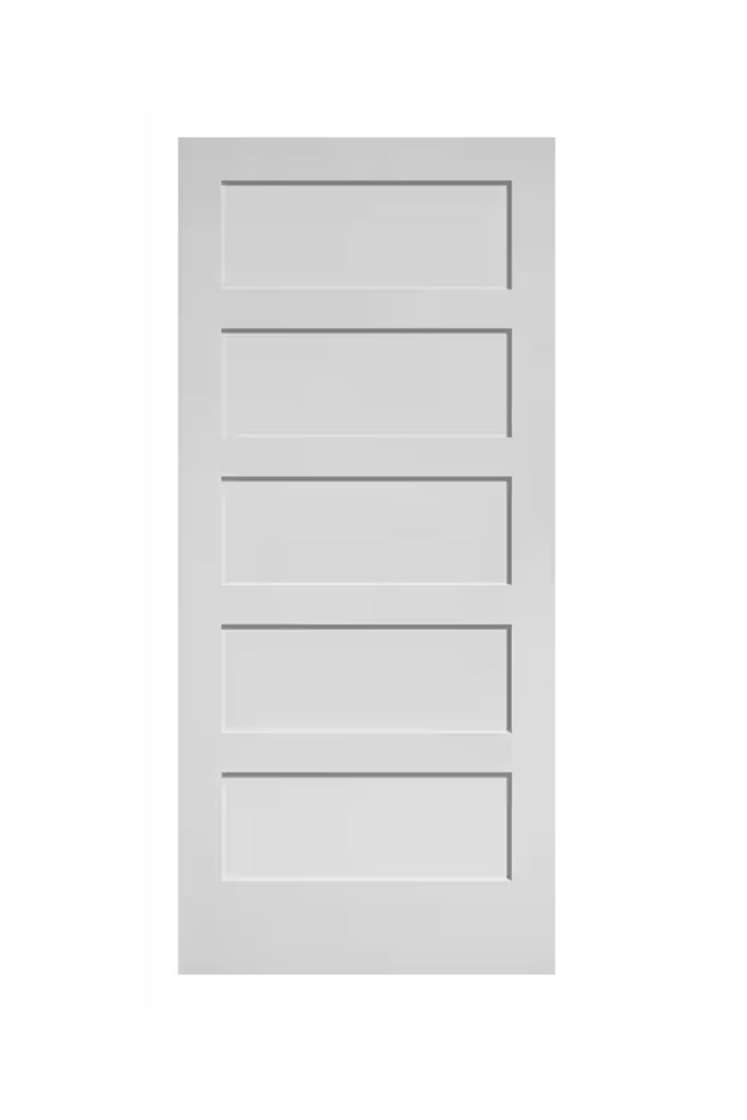 5 Panel Shaker 3'0" x 6'8" SLAB