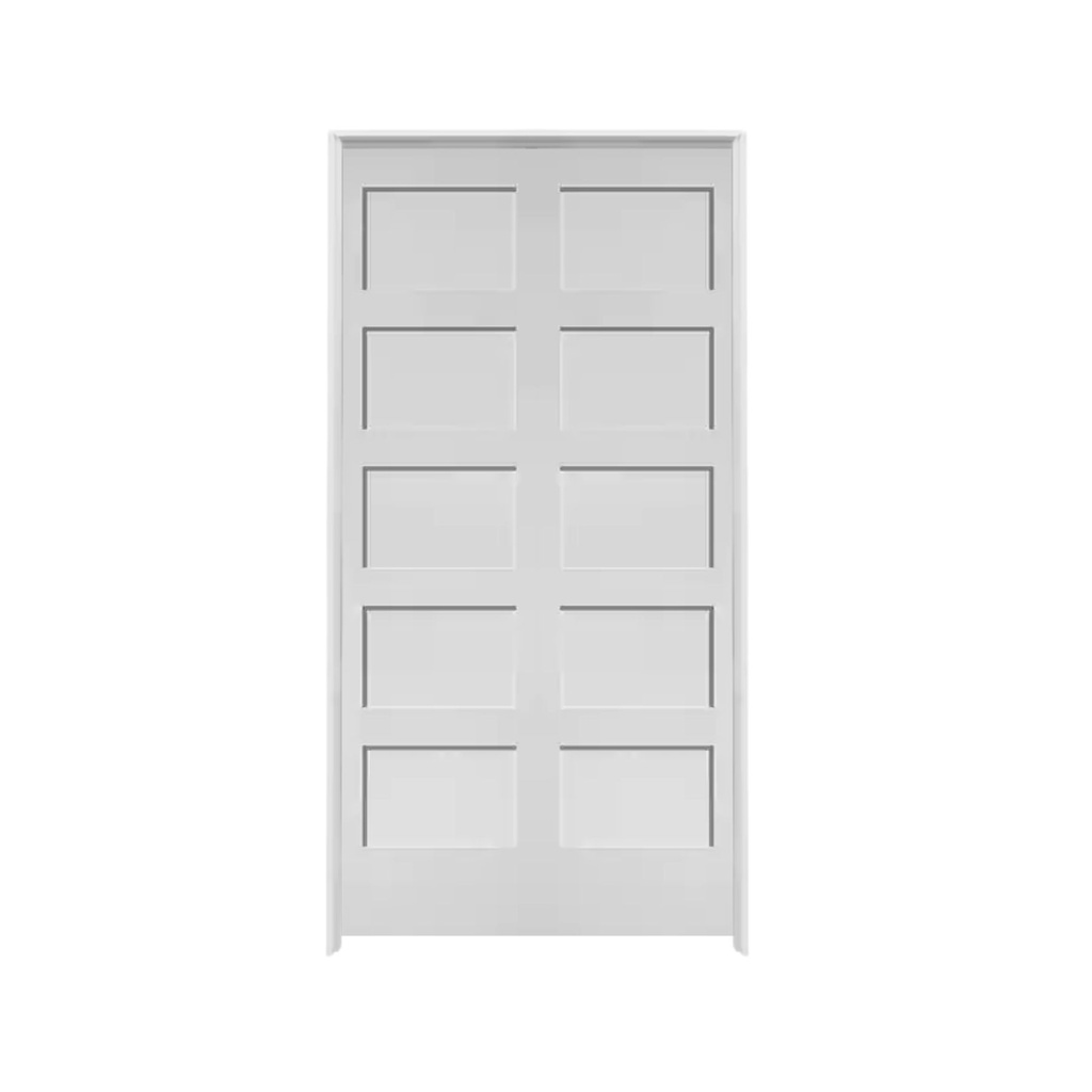 5PSH3068DBL -- 5 Panel Shaker Door 3'0" x 6'8" DOUBLE