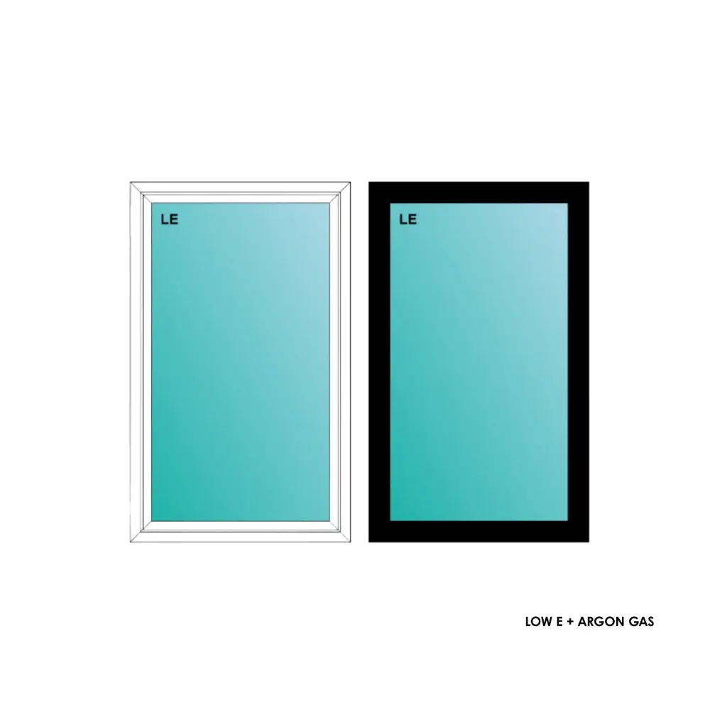 ELEVATE WINDOWS: 2844 BLK PW 32x52