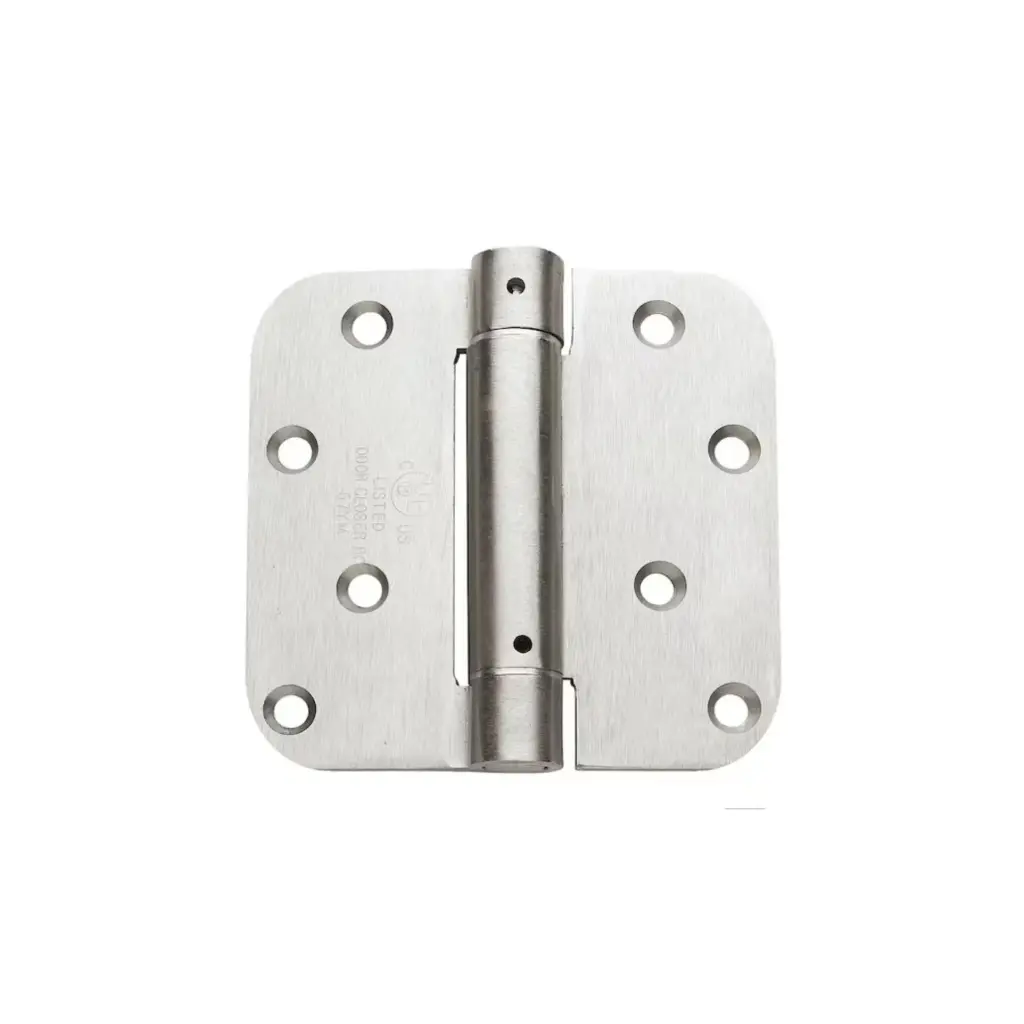 SPRING HINGES - Satin Nickel - 4x4