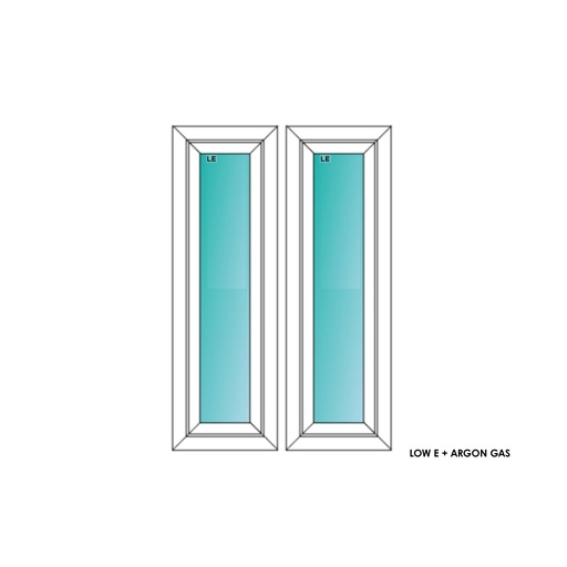 [ELE1640WHPW] ELEVATE WINDOWS:1640 WH PW 18x48 C5