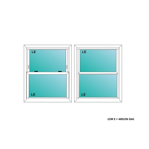 [ELE2630WHSH] ELEVATE WINDOWS:2630 WH SH 30X36