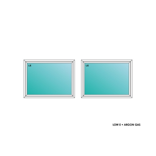 [ELE4030WHPW] ELEVATE WINDOWS:4030 WH PW 48x36 C6