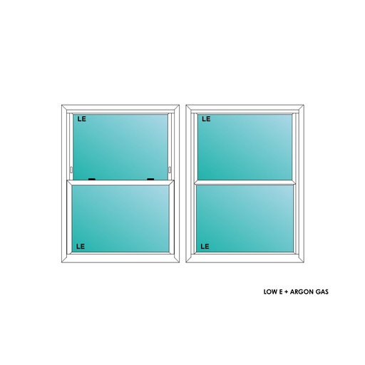 [ELE3040WHSH] ELEVATE WINDOWS:3040 WH SH 36X48 C6
