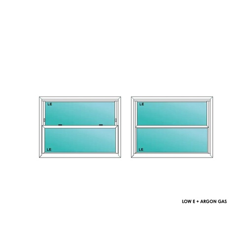 [ELE4030WHSH] ELEVATE WINDOWS:4030 WH SH 48X36 C7