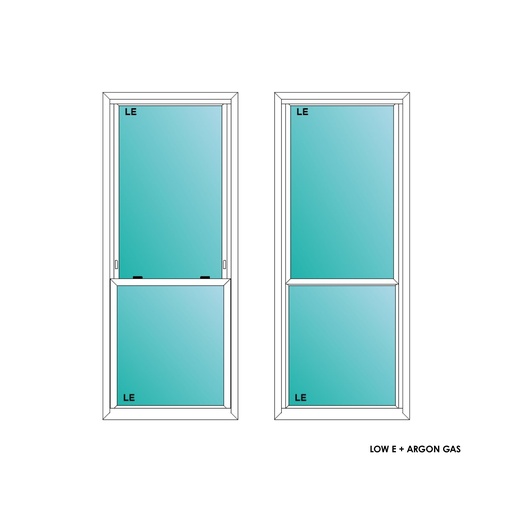 [ELE2660WHSH] ELEVATE WINDOWS:2660 WH SH 30X72 A5