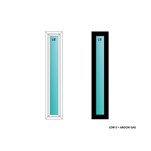 [ELE1050BLKPW] ELEVATE WINDOWS:1050 BLK PW 12X60