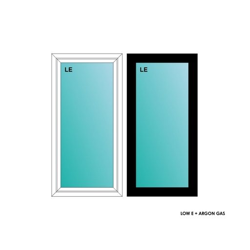 [ELE2040BLKPW] ELEVATE WINDOWS:2040 BLK PW 24X48