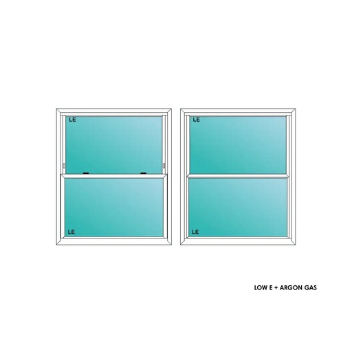 [ELE3844WHSH] ELEVATE WINDOWS:3844 WH SH 44X52 D3