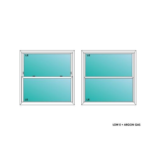 [ELE4040WHSH] ELEVATE WINDOWS:4040 WH SH 48X48 C4
