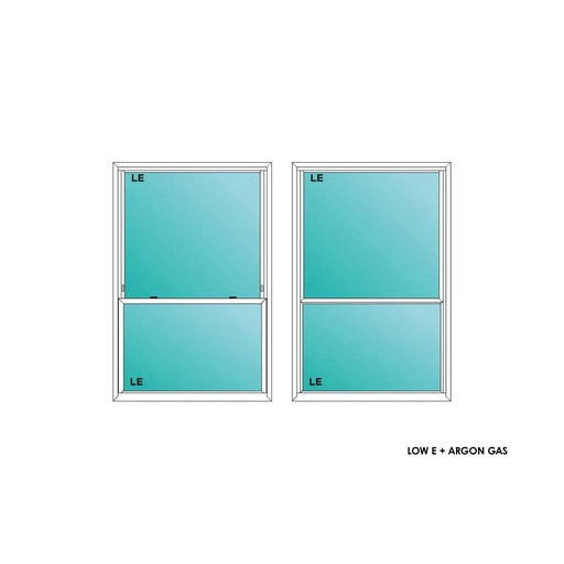[ELE4044WHSH] ELEVATE WINDOWS:4044 WH SH 48X52