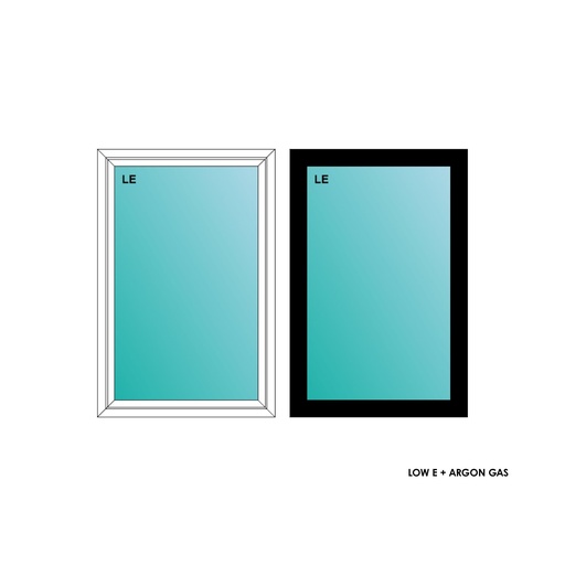 [ELE2840BLKPW] ELEVATE WINDOWS:2840 BLK PW 32x48