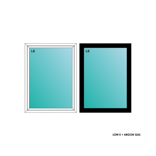[ELE3040BLKPW] ELEVATE WINDOWS:3040 BLK PW 36X48